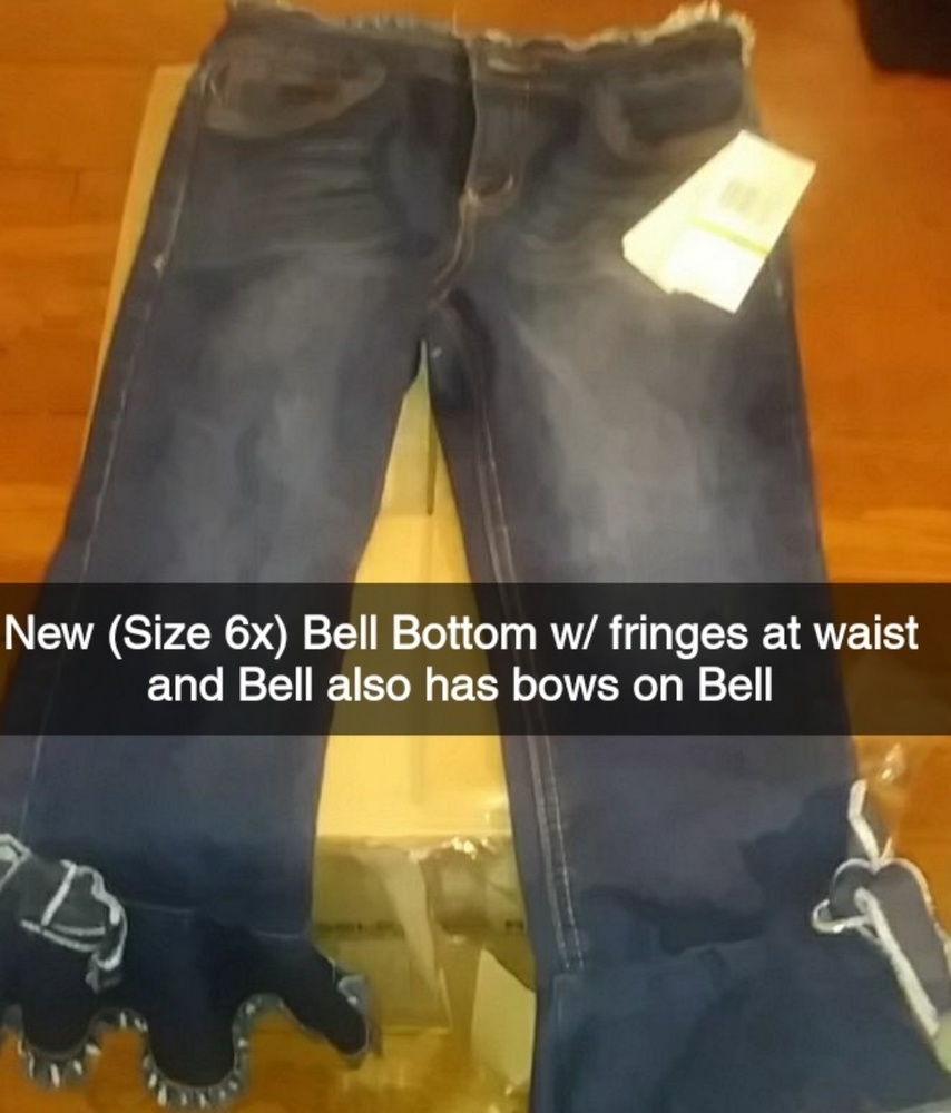 Girls Bell Bottom (flare) jeans